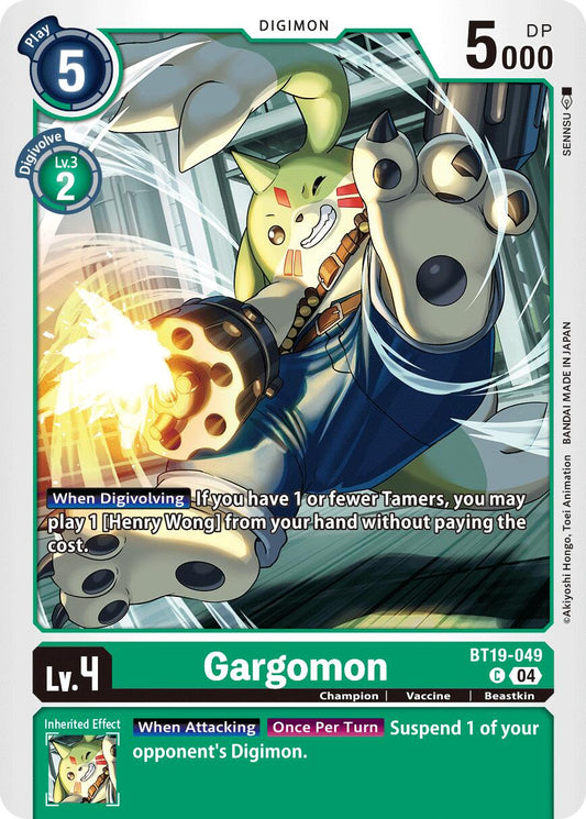 Gargomon [BT19-20 - BT19-049 C]