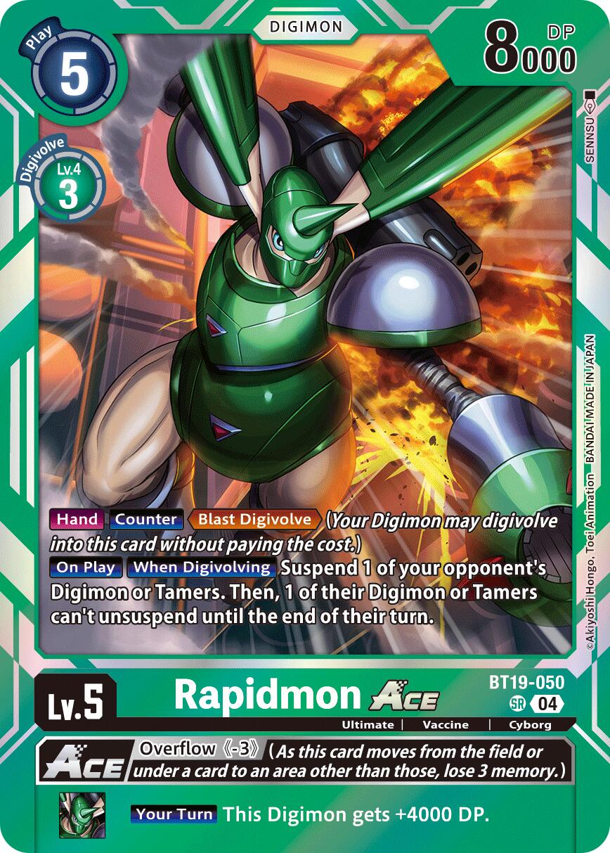 Rapidmon ACE [BT19-20 - BT19-050 SR]
