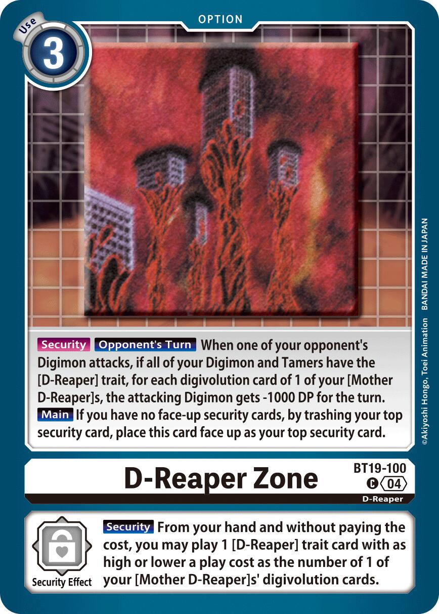 D-Reaper Zone [BT19-20 - BT19-100 C]