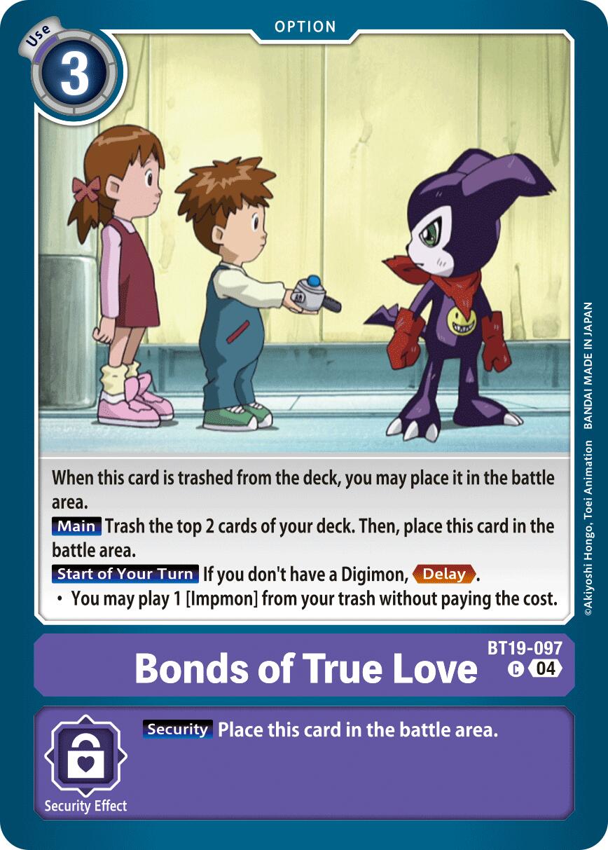 Bonds of True Love [BT19-20 - BT19-097 C]