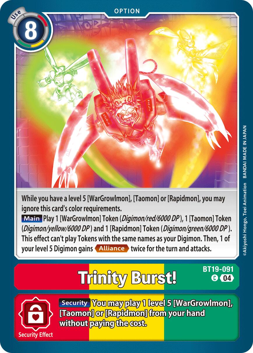 Trinity Burst! [BT19-20 - BT19-091 C]