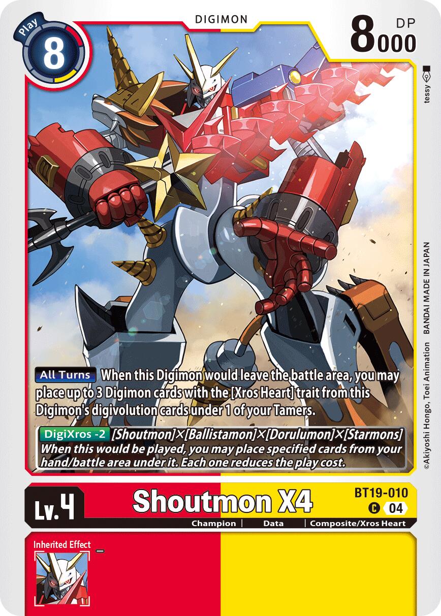 Shoutmon X4 [BT19-20 - BT19-010 C]