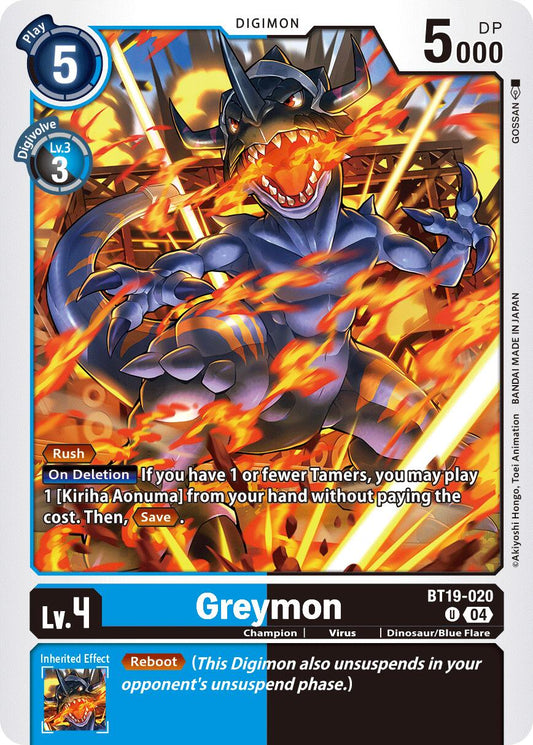 Greymon [BT19-20 - BT19-020 U]