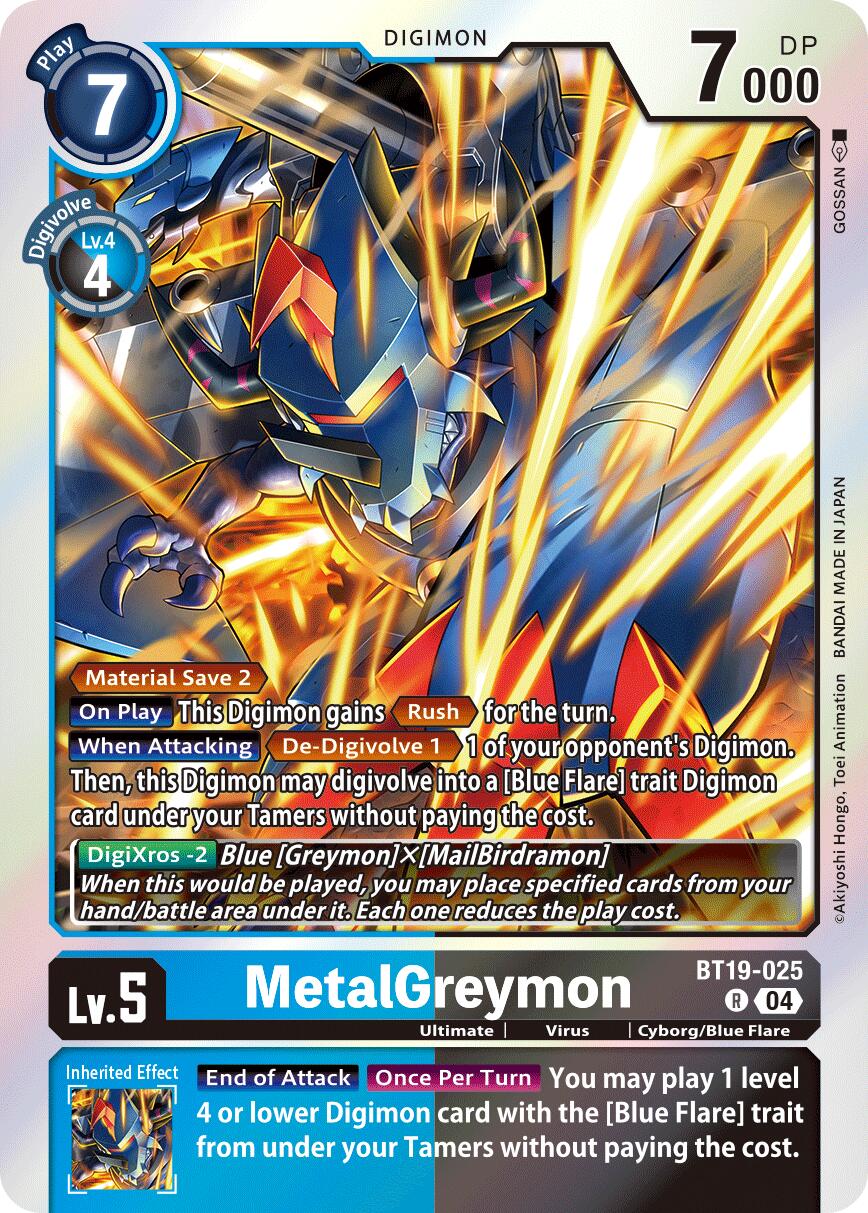 MetalGreymon [BT19-20 - BT19-025 R]