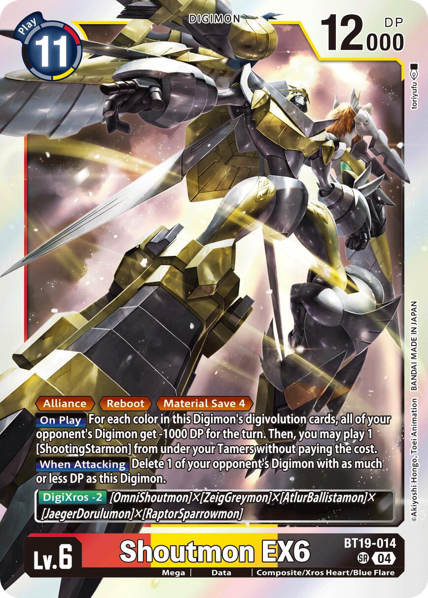 Shoutmon EX6 [BT19-20 - BT19-014 SR]