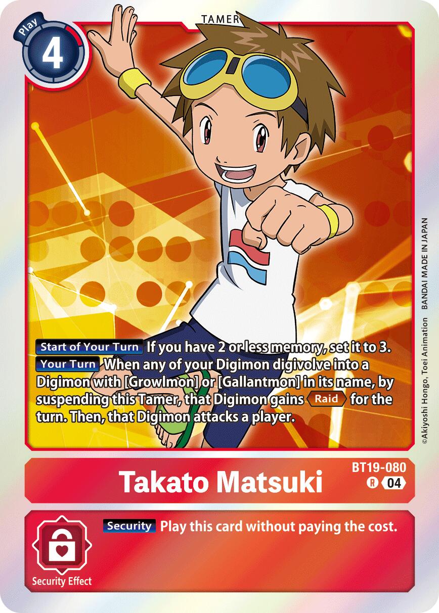 Takato Matsuki [BT19-20 - BT19-080 R]