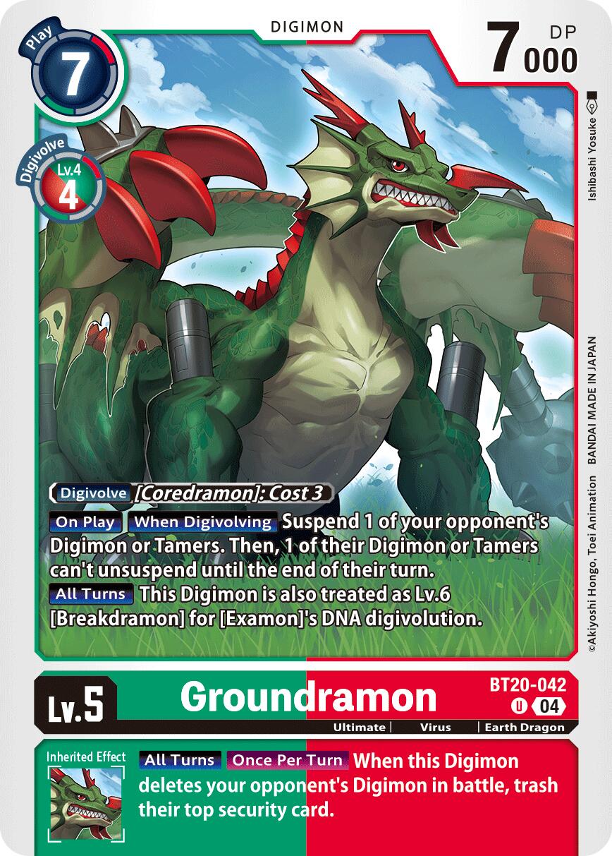 Groundramon [BT19-20 - BT20-042 U]