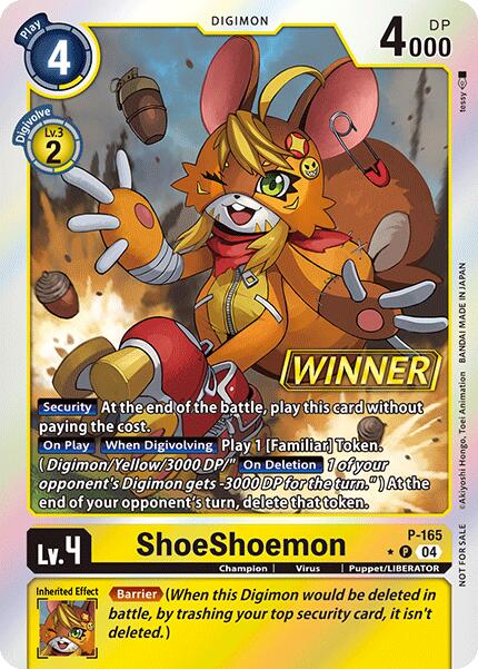 ShoeShoemon (Store Tournament 2025 Vol.1 Winner Pack) [D-PR - P-165 P]