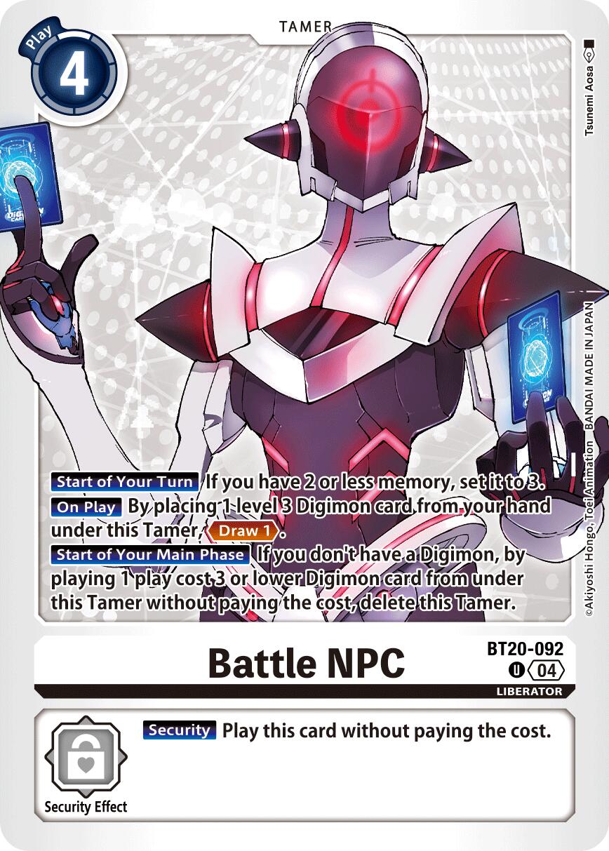 Battle NPC [BT19-20 - BT20-092 U]