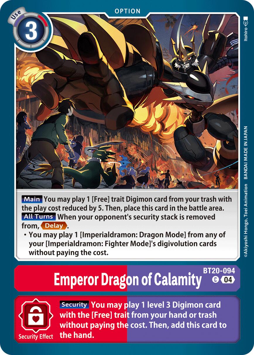 Emperor Dragon of Calamity [BT19-20 - BT20-094 C]