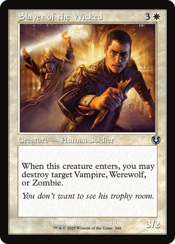 Slayer of the Wicked (Retro Frame)