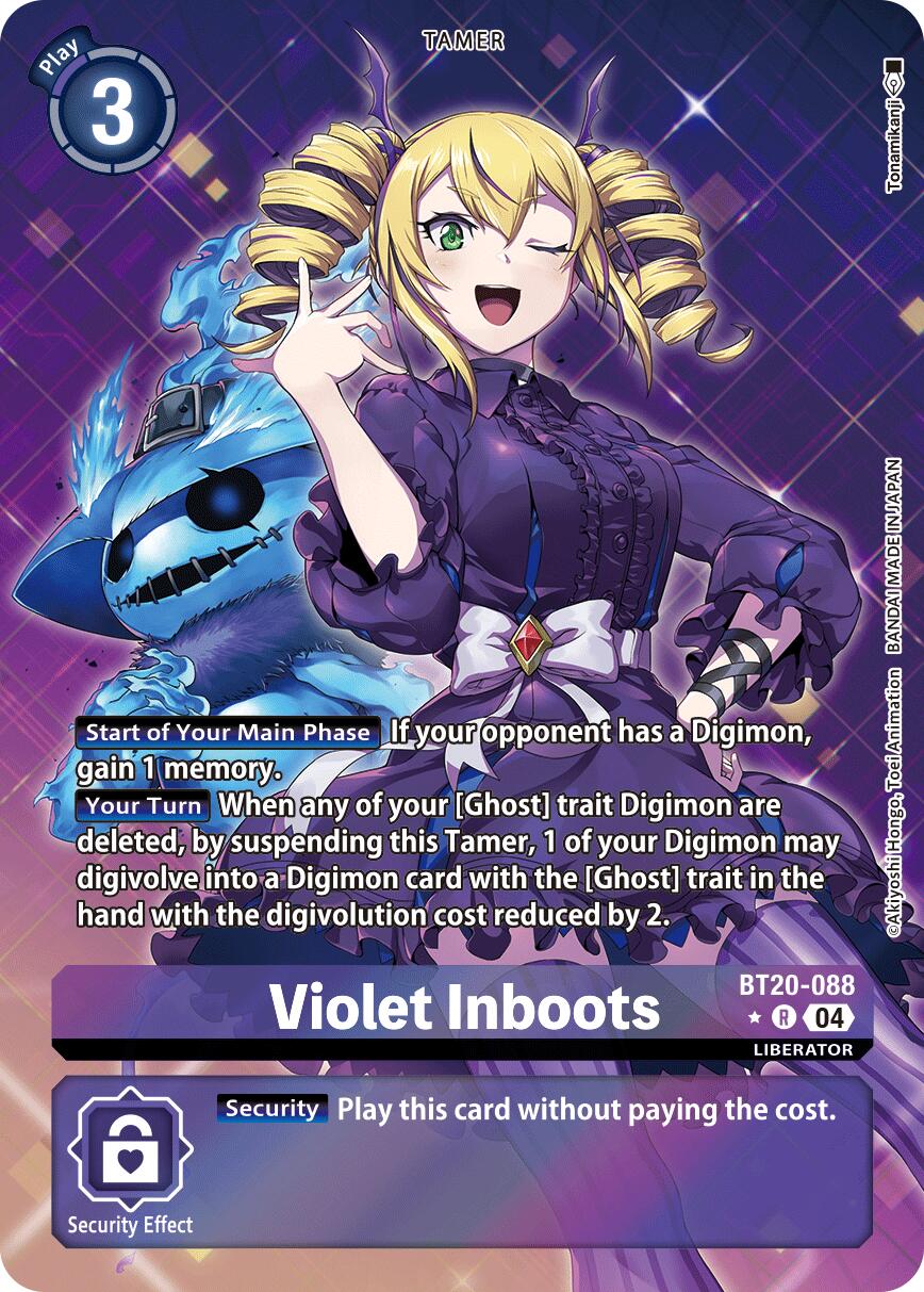 Violet Inboots - BT20-088 (Alternate Art) [BT19-20 - BT20-088 R]