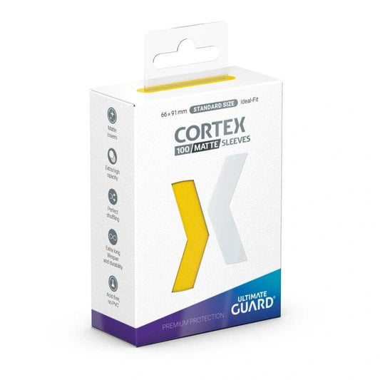 Cortex Sleeves Standard Size - Matte Yellow (100ct.) [000]