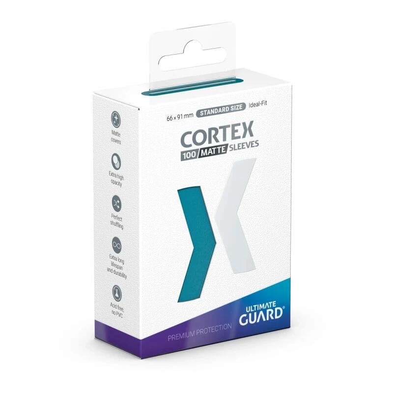Cortex Sleeves Standard Size - Matte Petrol (100ct.) [000]