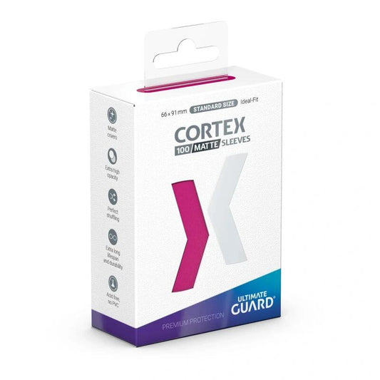 Cortex Sleeves Standard Size - Matte Pink (100ct.) [000]