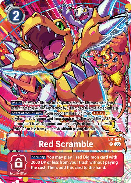 Red Scramble (Alternate Art) [ST-20 - LM-027 P]