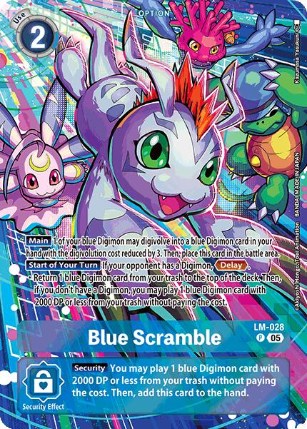 Blue Scramble (Alternate Art) [ST-20 - LM-028 P]