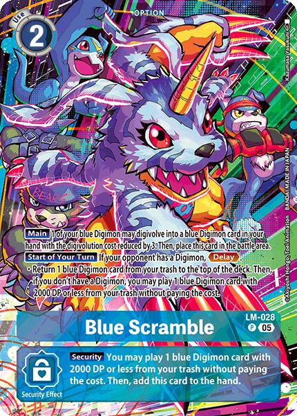 Blue Scramble (Alternate Art) [ST-21 - LM-028 P]