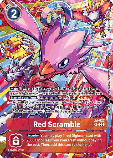 Red Scramble (Alternate Art) [ST-21 - LM-027 P]