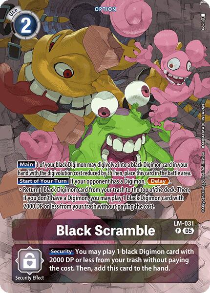 Black Scramble (Alternate Art) [ST-21 - LM-031 P]