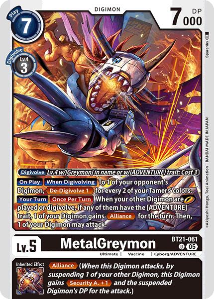MetalGreymon [BT21 - BT21-061 U]