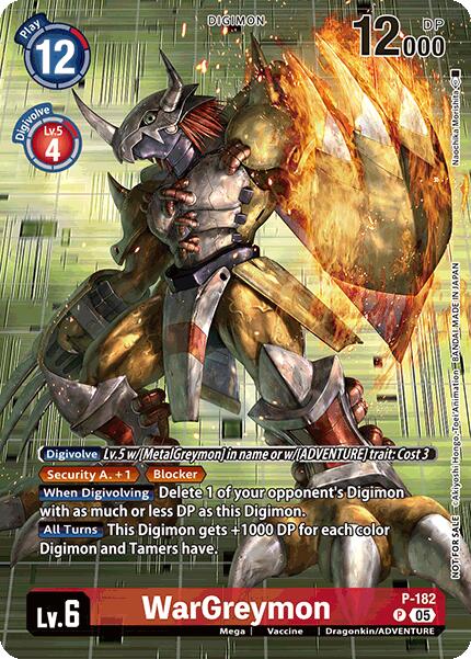 WarGreymon (BT-21: Illustration Celebration Pack) [BT21 - P-182 P]