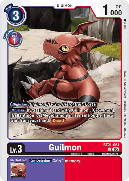 Guilmon [BT21 - BT21-064 U]