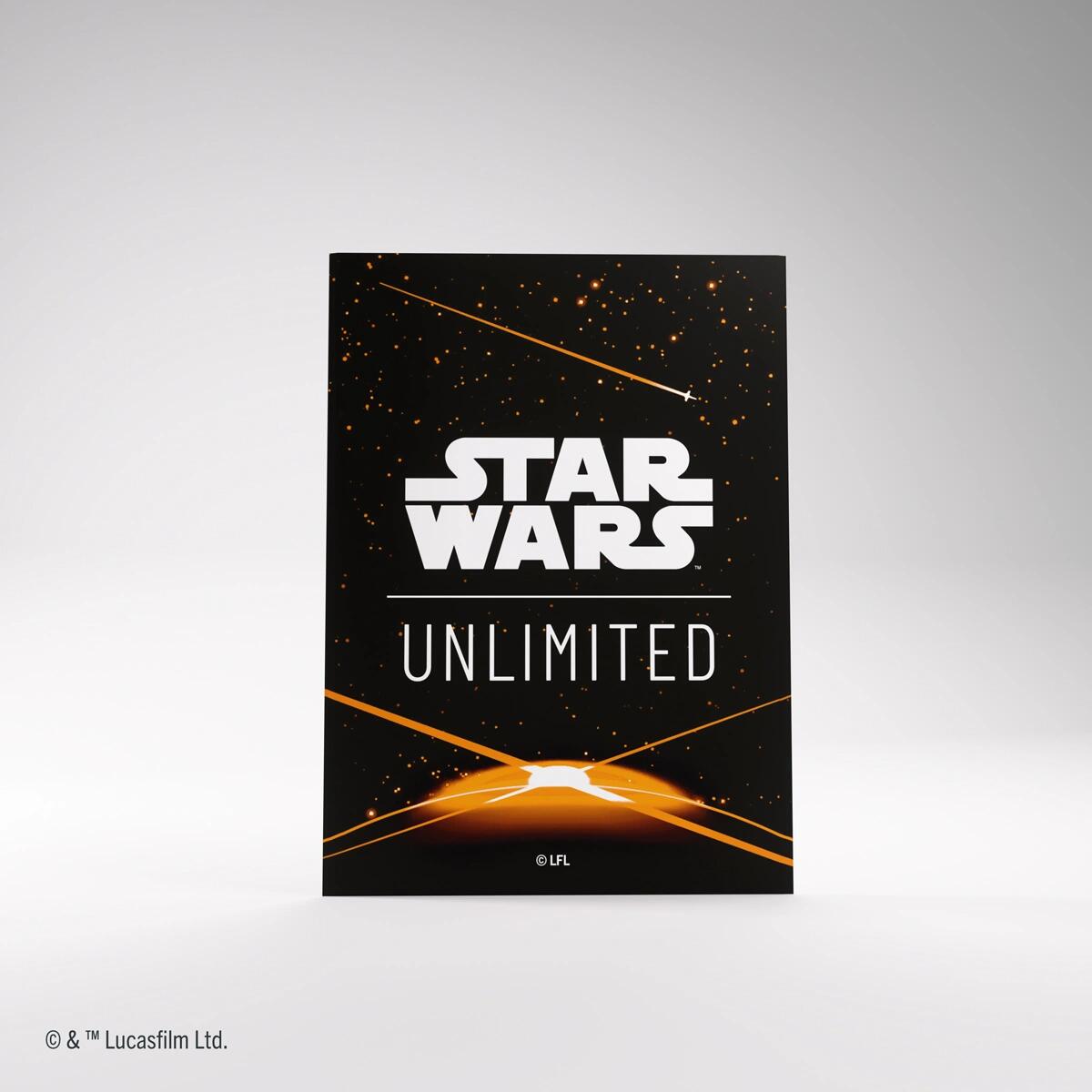 Star Wars: Unlimited Art Sleeves - Card Back Orange