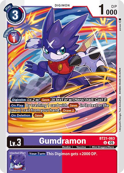 Gumdramon [BT21 - BT21-063 U]