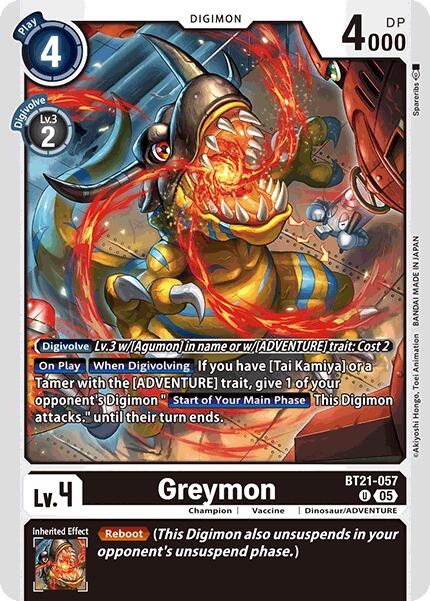 Greymon [BT21 - BT21-057 U]