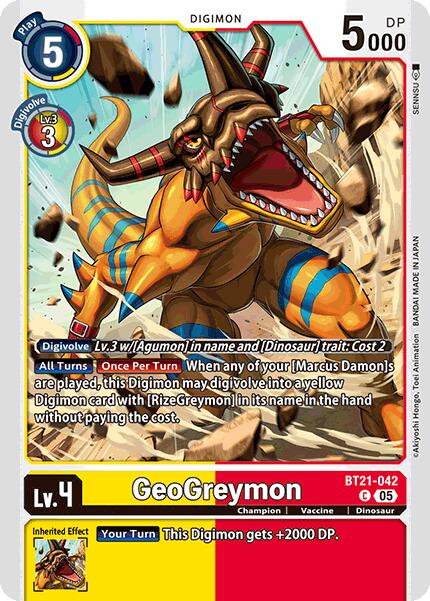 GeoGreymon [BT21 - BT21-042 C]