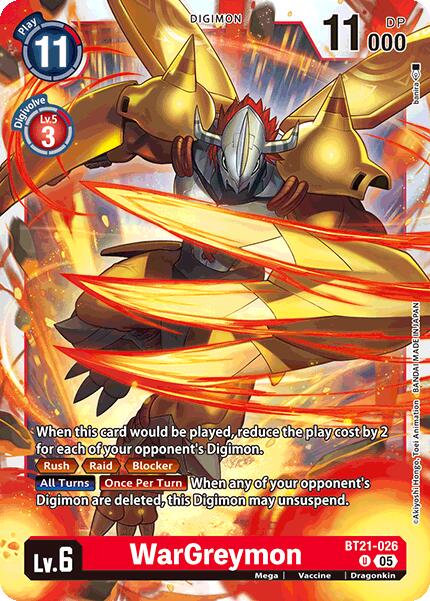 WarGreymon [BT21 - BT21-026 U]