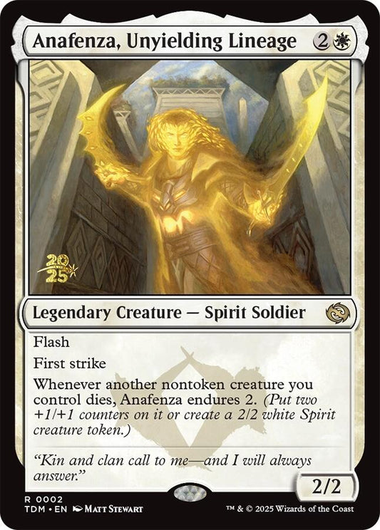 Anafenza, Unyielding Lineage