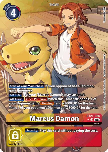 Marcus Damon (Alternate Art) [BT21 - BT21-086 SR]