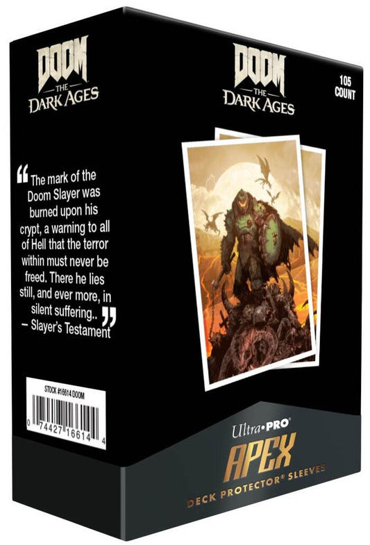 DOOM APEX Deck Protector Sleeves 2 for Bethesda - DOOM (105-pack)