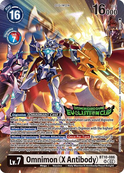 Omnimon (X Antibody) (Evolution Cup 2025 Vol. 1) [BT10 - BT10-086 SR]