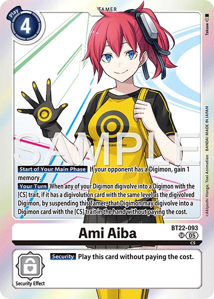 Ami Aiba [BT22 - BT22-093 SR]