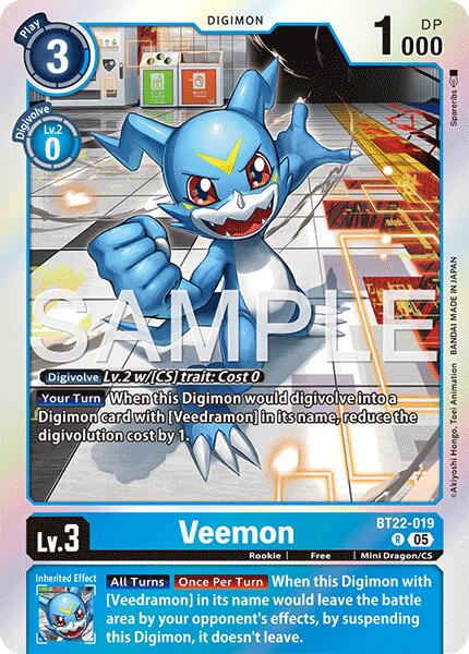 Veemon [BT22 - BT22-019 R]