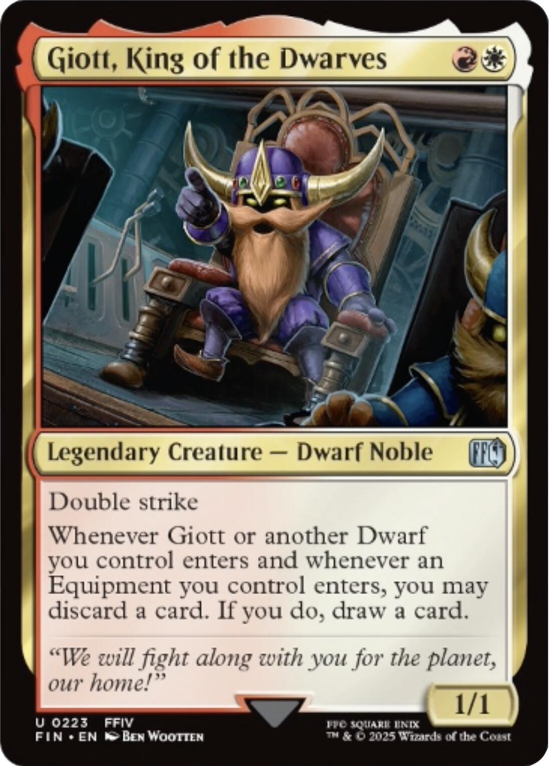 Giott, King of the Dwarves