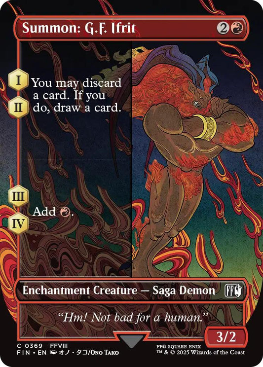 Summon: G.F. Ifrit (Borderless)