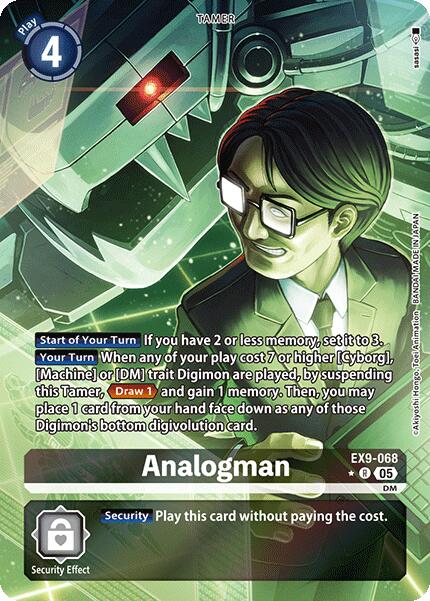 Analogman (Alternate Art) [EX09 - EX9-068 R]