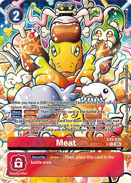Meat (Alternate Art) [EX09 - EX9-070 R]