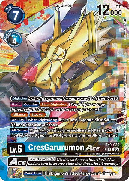 CresGarurumon ACE (Alternate Art) [EX09 - EX9-020 R]