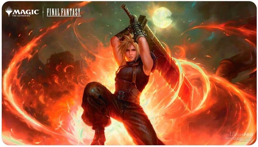 FINAL FANTASY Playmat for Magic: The Gathering - Commander Cloud, Ex-SOLDIER [000]