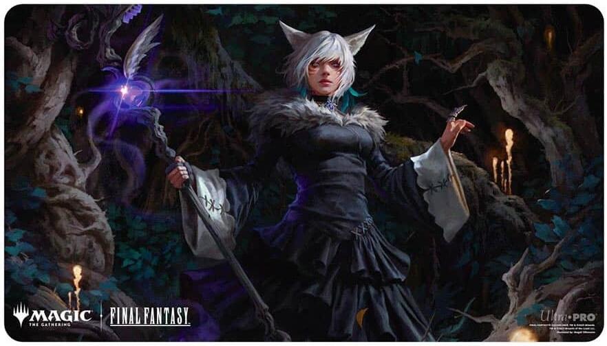 FINAL FANTASY Playmat for Magic: The Gathering - Commander Y'shtola, Night's Blessed [000]
