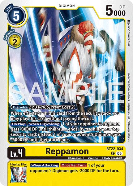Reppamon [BT22 - BT22-034 C]