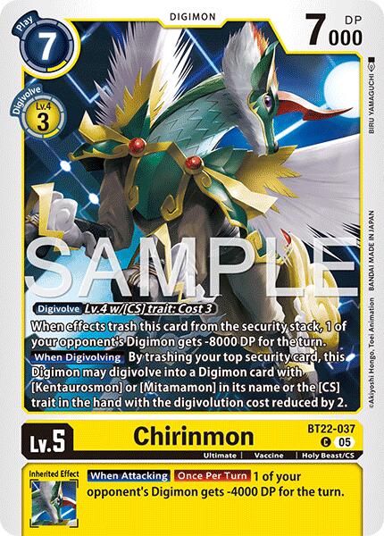 Chirinmon [BT22 - BT22-037 C]