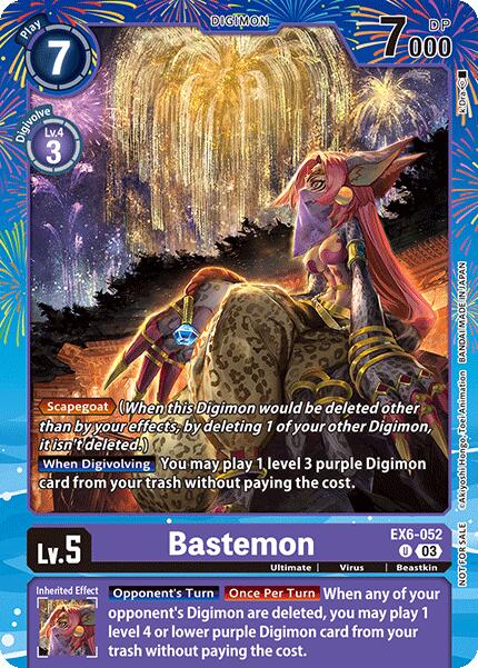Bastemon (Regulation Battle Vol. 2) [D-PR - EX6-052 U]
