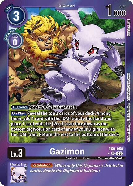 Gazimon (Limited Foil) [EX09 - EX9-058 U]