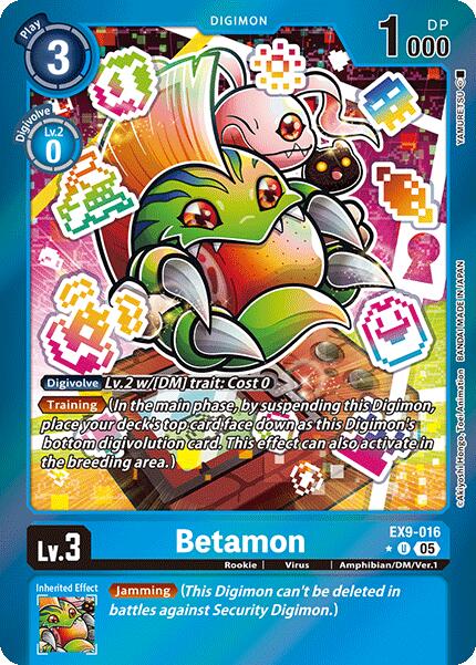 Betamon (Limited Foil) [EX09 - EX9-016 U]